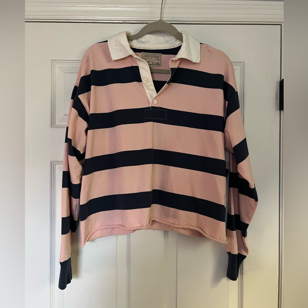 Abercrombie and Fitch cropped polo shirt